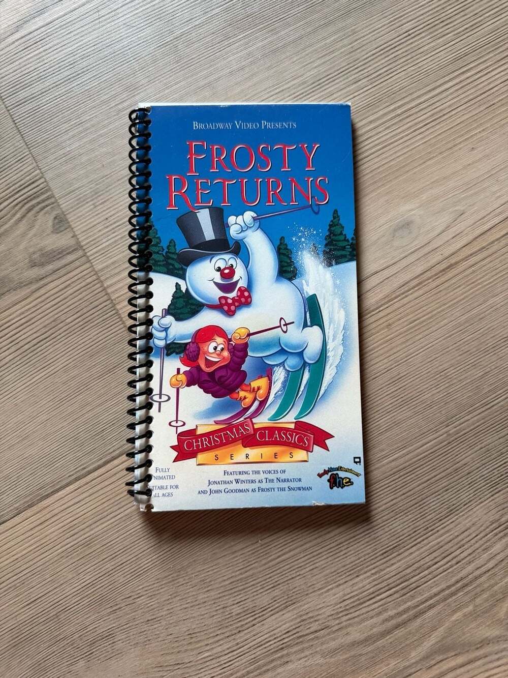 Frosty Returns (1993) VHS Christmas Classics Series Spiral Notebook